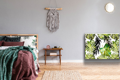 Decoratieve radiatormat Aquarelbladeren