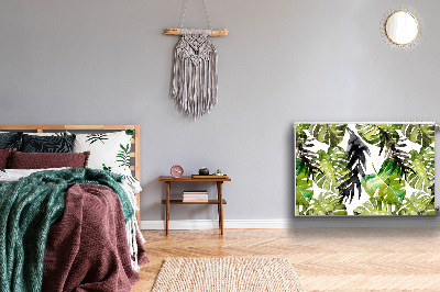 Decoratieve radiatormat Aquarelbladeren