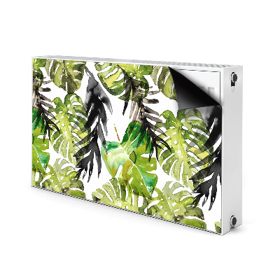 Decoratieve radiatormat Aquarelbladeren