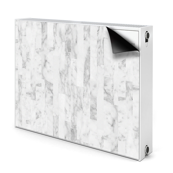 Magnetische mat voor de radiator Marmer