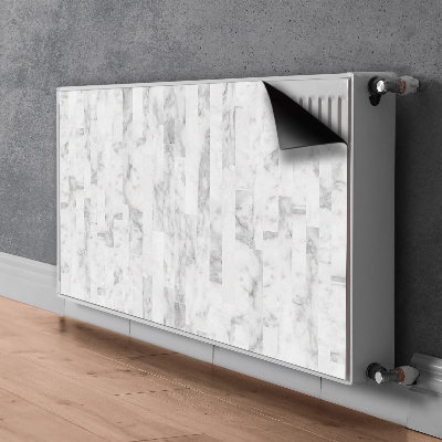 Magnetische mat voor de radiator Marmer