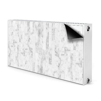 Magnetische mat voor de radiator Marmer