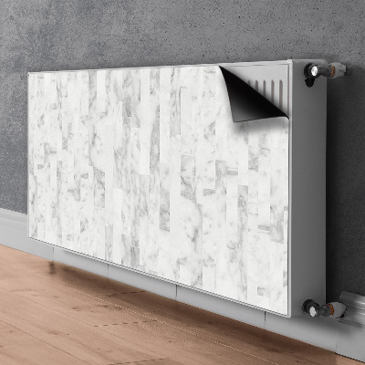 Magnetische mat voor de radiator Marmer