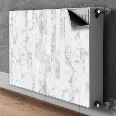 Magnetische mat voor de radiator Marmer