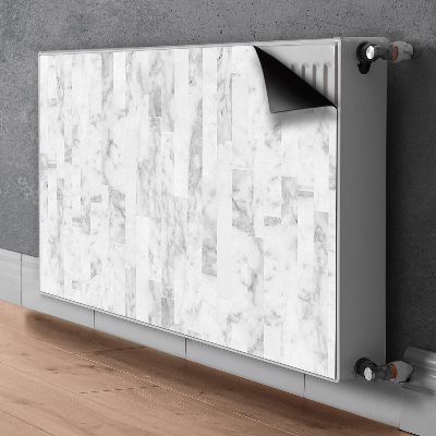 Magnetische mat voor de radiator Marmer