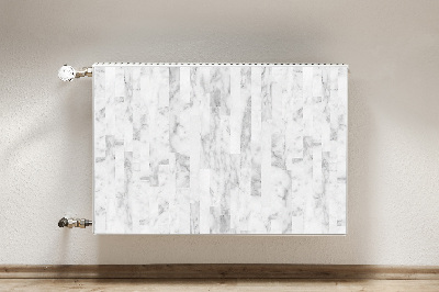 Magnetische mat voor de radiator Marmer