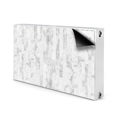 Magnetische mat voor de radiator Marmer