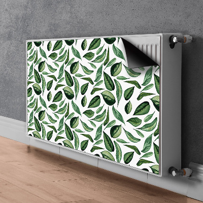 Decoratieve radiatormagneet Groene bladeren