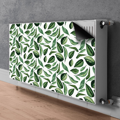 Decoratieve radiatormagneet Groene bladeren