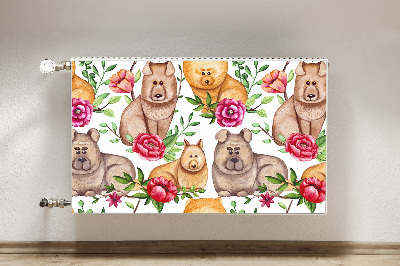 Decoratieve radiatormat Chow chow dogs