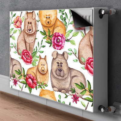 Decoratieve radiatormat Chow chow dogs