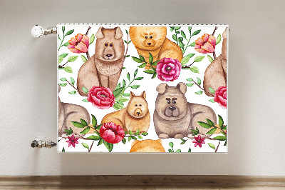 Decoratieve radiatormat Chow chow dogs