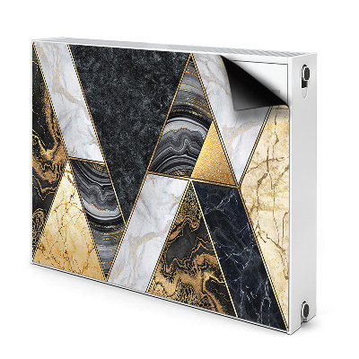 Magnetische mat voor de radiator Marmeren mozaïek