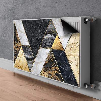 Magnetische mat voor de radiator Marmeren mozaïek