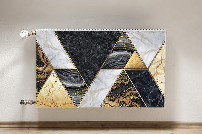 Magnetische mat voor de radiator Marmeren mozaïek
