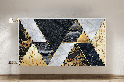 Magnetische mat voor de radiator Marmeren mozaïek