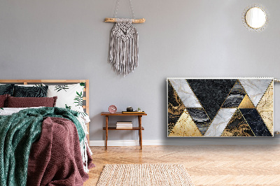 Magnetische mat voor de radiator Marmeren mozaïek