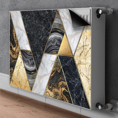 Magnetische mat voor de radiator Marmeren mozaïek