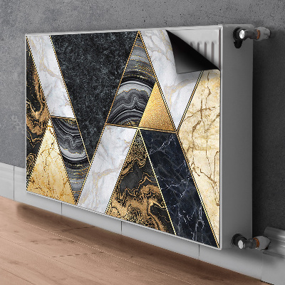 Magnetische mat voor de radiator Marmeren mozaïek