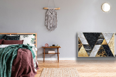 Magnetische mat voor de radiator Marmeren mozaïek