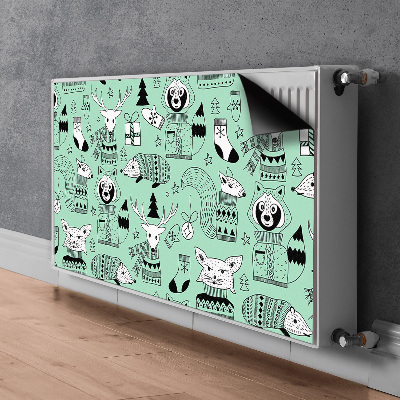 Magnetische radiatormat Scandinavische dierentuin