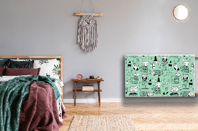 Magnetische radiatormat Scandinavische dierentuin