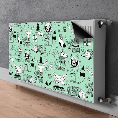 Magnetische radiatormat Scandinavische dierentuin