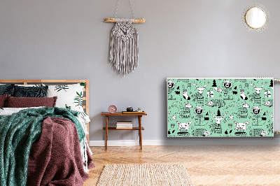 Magnetische radiatormat Scandinavische dierentuin