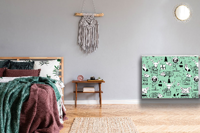 Magnetische radiatormat Scandinavische dierentuin