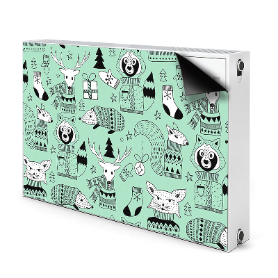 Magnetische radiatormat Scandinavische dierentuin