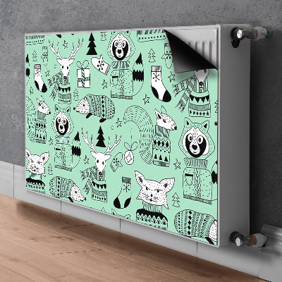 Magnetische radiatormat Scandinavische dierentuin