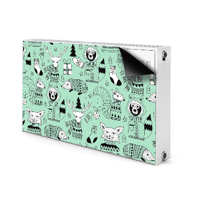Magnetische radiatormat Scandinavische dierentuin