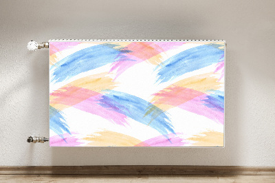 Magnetische mat voor de radiator Een kwast