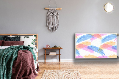 Magnetische mat voor de radiator Een kwast