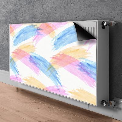 Magnetische mat voor de radiator Een kwast