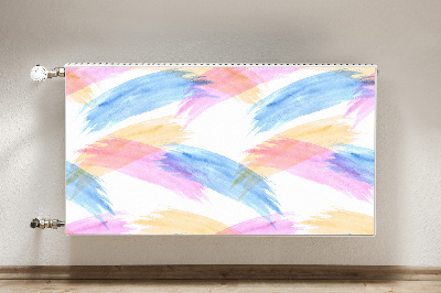 Magnetische mat voor de radiator Een kwast