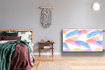 Magnetische mat voor de radiator Een kwast