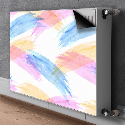 Magnetische mat voor de radiator Een kwast