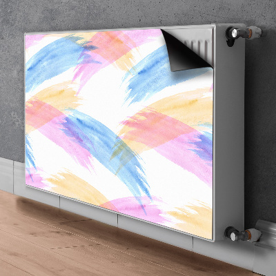 Magnetische mat voor de radiator Een kwast
