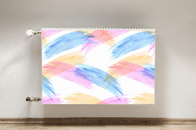 Magnetische mat voor de radiator Een kwast
