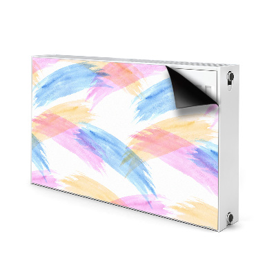 Magnetische mat voor de radiator Een kwast