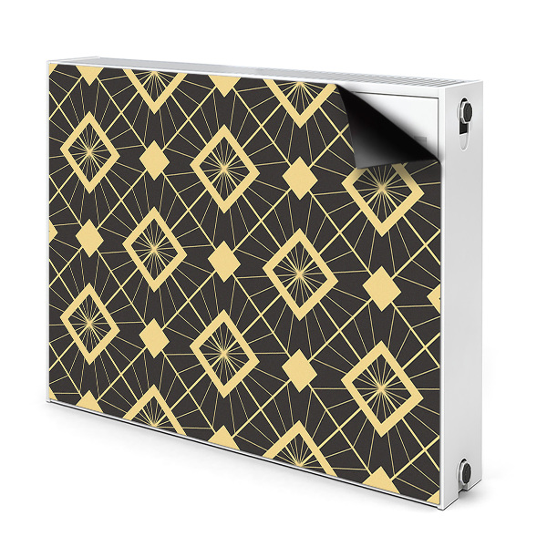 Magnetische radiatormat Retro patroon