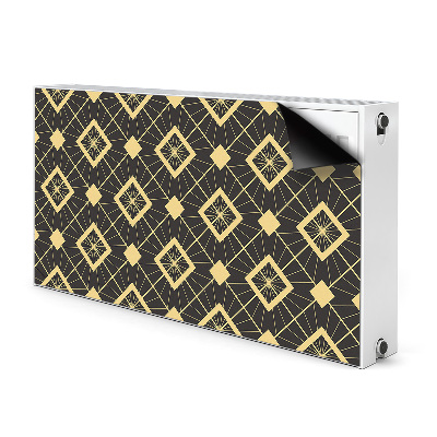 Magnetische radiatormat Retro patroon