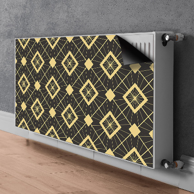 Magnetische radiatormat Retro patroon