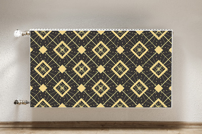 Magnetische radiatormat Retro patroon