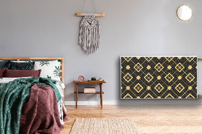Magnetische radiatormat Retro patroon