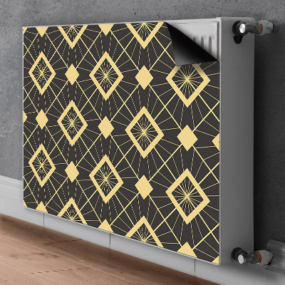 Magnetische radiatormat Retro patroon