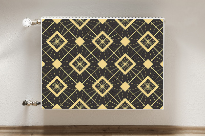 Magnetische radiatormat Retro patroon