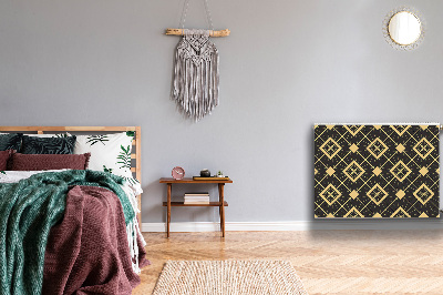 Magnetische radiatormat Retro patroon
