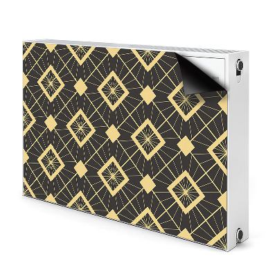 Magnetische radiatormat Retro patroon